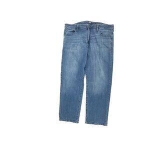 Chaps Slim Straight Men's size 40x30 Dark Wash Blue Denim Jeans